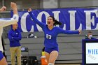 Volleyball vs Babson  Wheaton Women's Volleyball vs Babson College. - Photo by Keith Nordstrom : Wheaton, Volleyball, VB